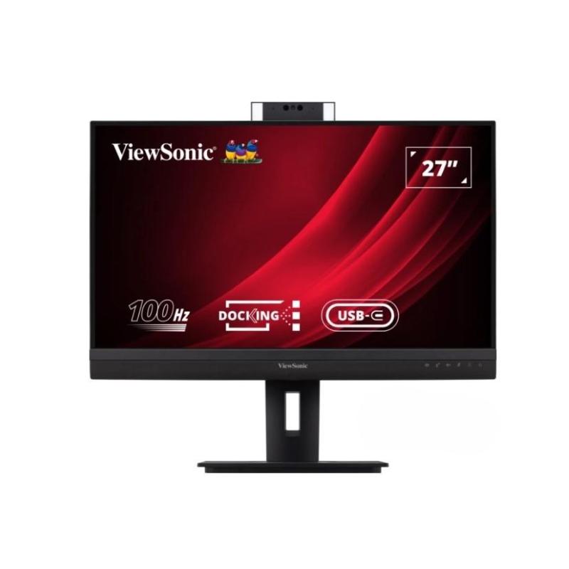 Viewsonic mon 27ips 2k qhd hdmi usbc webcam vg2757v-2k mm dp pivot