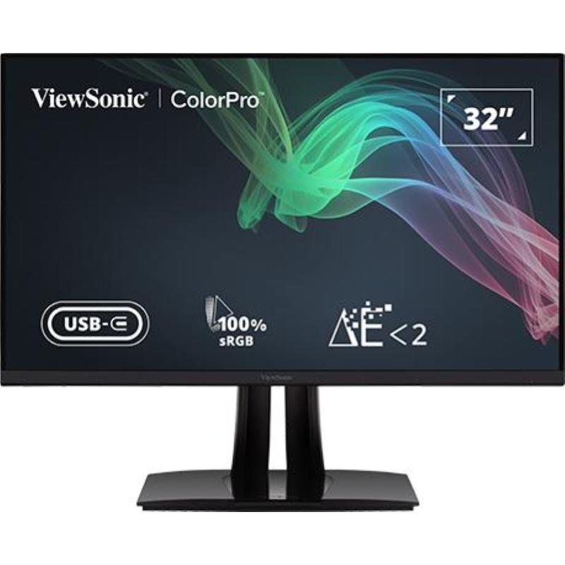 Viewsonic mon 31.5ips uhd hdmi dp usb c 4k hardware cal.rgb usb 3.2 usbc60w
