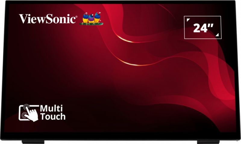 Viewsonic TD2465 visualizzatore di messaggi Pannello piatto interattivo 61 cm (24) LED 250 cd/m² Full HD Nero Touch screen Viewsonic TD2465 visualizzatore di messaggi Pannello piatto interattivo 61 cm (24) LED 250 cd/m² Full HD Nero Touch screen