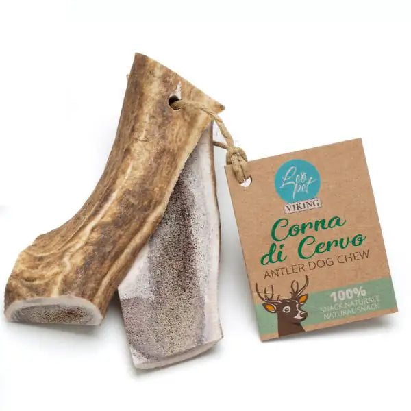 Viking Leopet Corna di Cervo aperte XXL 250 gr - 1° ORDINE? scegli tra BZR5 - BZR20 + 200 pt fedeltà