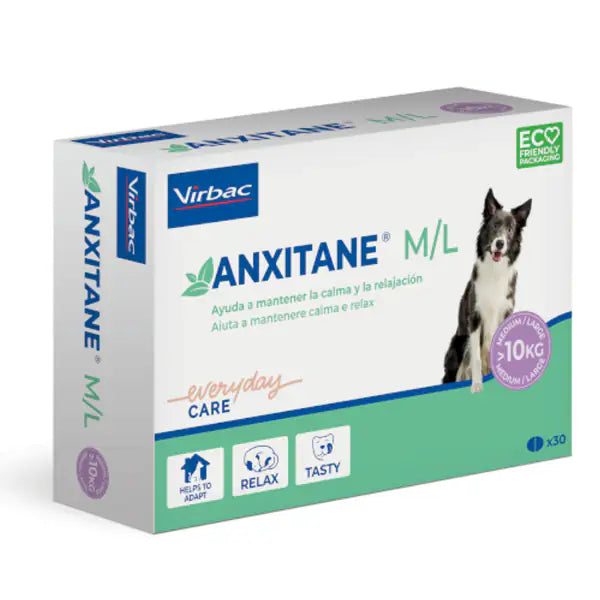 Virbac Anxitane M/L Integratore Antistress Cani 30 Compresse