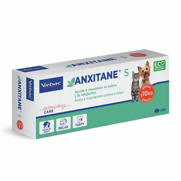 Virbac Anxitane S Integratore Antistress Cani E Gatti 30 Compresse