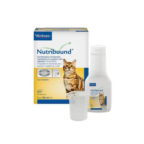 Virbac Nutribound Gatti Integratore Convalescenza 3 Flaconi da 150 ml