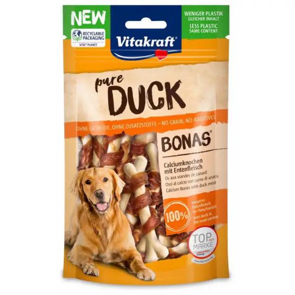 Vitakraft Bonas Snack di Pura Carne 80 gr Anatra - 1° ORDINE? scegli tra BZR5 - BZR20 + 200 pt fedeltà