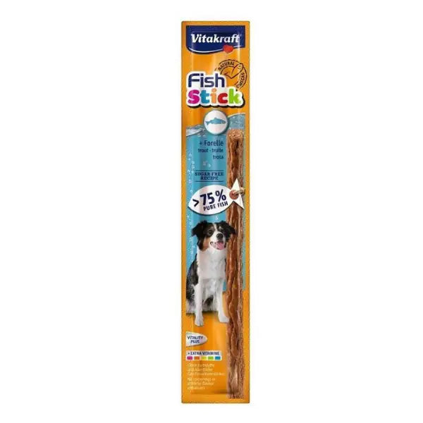Vitakraft Dog Fish Stick 15 gr Trota - confezione da 25 pezzi - 1° ORDINE? scegli tra BZR5 - BZR20 + 200 pt fedeltà