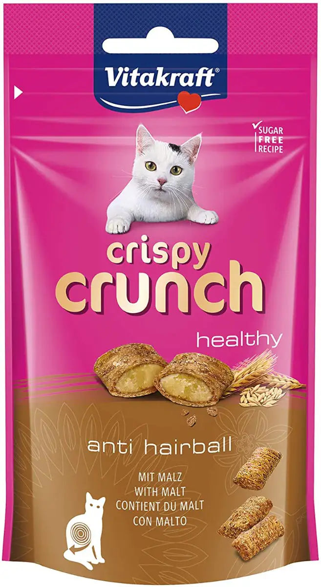 Vitakraft Gatto Crispy Crunch 60 gr Malto - 1° ORDINE? scegli tra BZR5 - BZR20 + 200 pt fedeltà