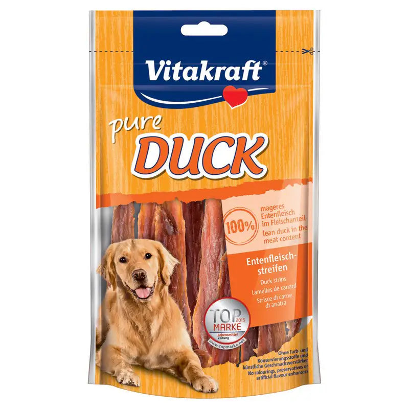 Vitakraft Strisce 80 gr Anatra - 1° ORDINE? scegli tra BZR5 - BZR20 + 200 pt fedeltà