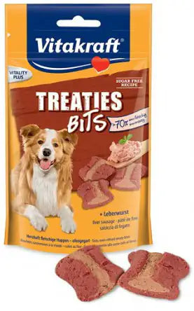 Vitakraft Treaties Bits 120 gr Fegato - 1° ORDINE? scegli tra BZR5 - BZR20 + 200 pt fedeltà