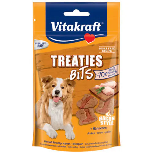 Vitakraft Treaties Bits 120 gr Pollo e bacon - 1° ORDINE? scegli tra BZR5 - BZR20 + 200 pt fedeltà Vitakraft Treaties Bits 120 gr Pollo e bacon - 1° ORDINE? scegli tra BZR5 - BZR20 + 200 pt fedeltà