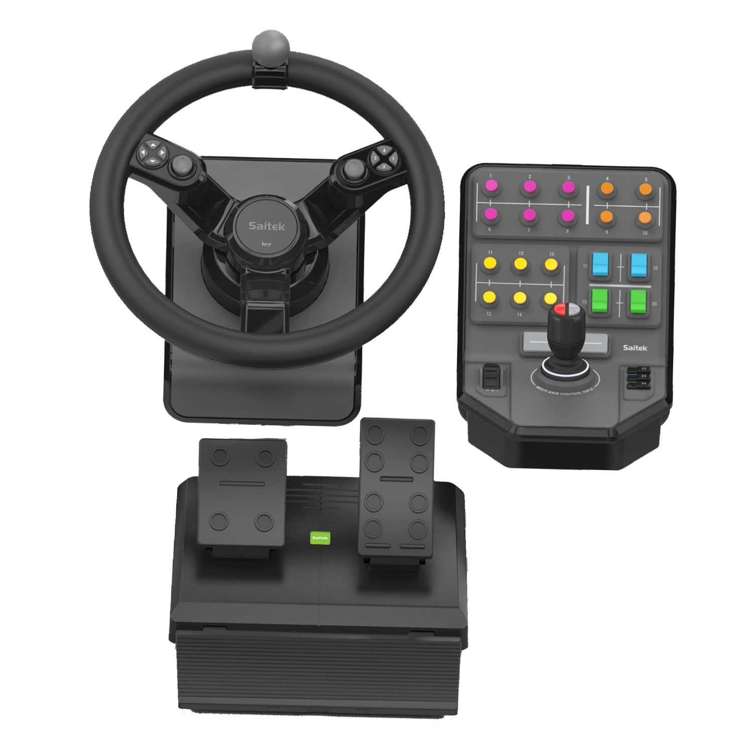Volante Logitech G 945-000062 Nero Sterzo e Pedali Analogico/Digitale