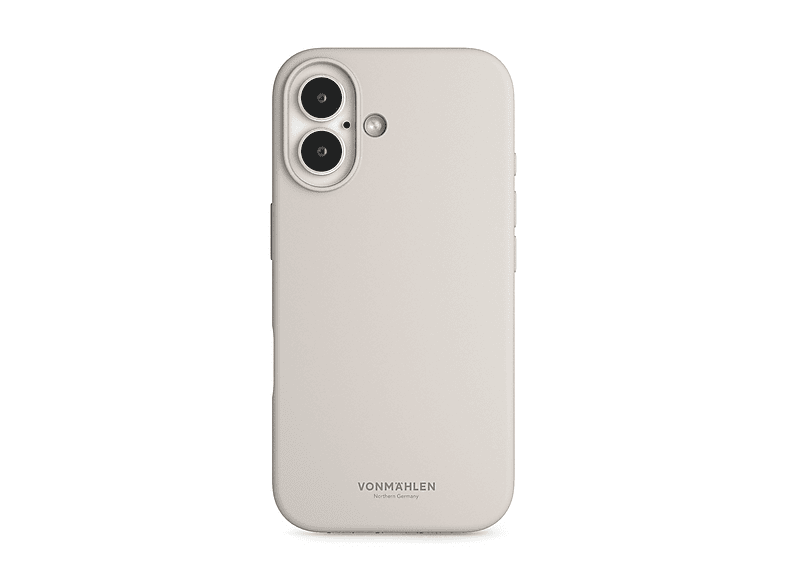 VONMAHLEN Cover in Silicone Morbido, iPhone 16 COVER per Apple 16, Crema