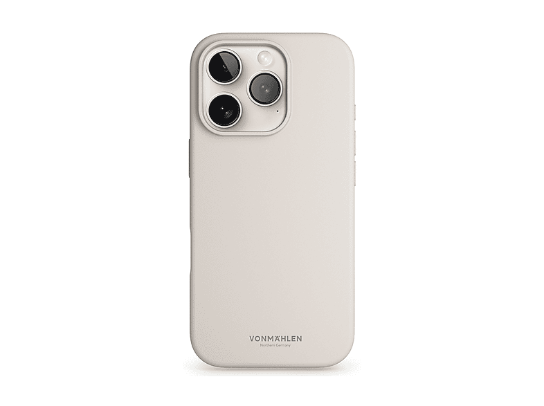 VONMAHLEN Cover in Silicone Morbido, iPhone 16 Pro COVER per Apple Pro, Crema