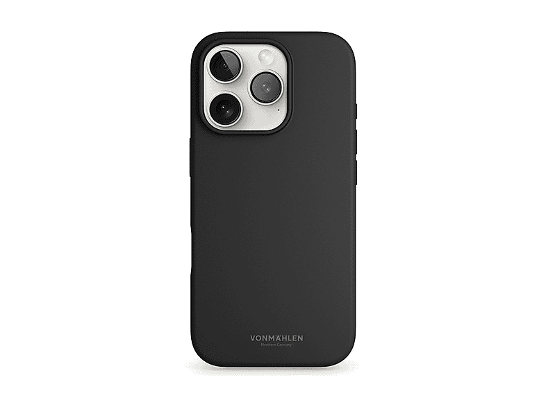 VONMAHLEN Cover in Silicone Morbido, iPhone 16 Pro Max COVER per Apple Max, Nero