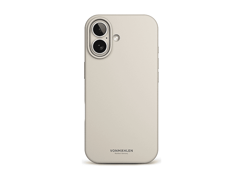 VONMAHLEN Cover in Silicone Morbido, iPhone 17 COVER per Apple 17, Crema