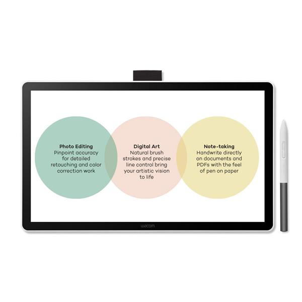 Wacom - Tavoletta Grafica One Pen Display 14"-bianco