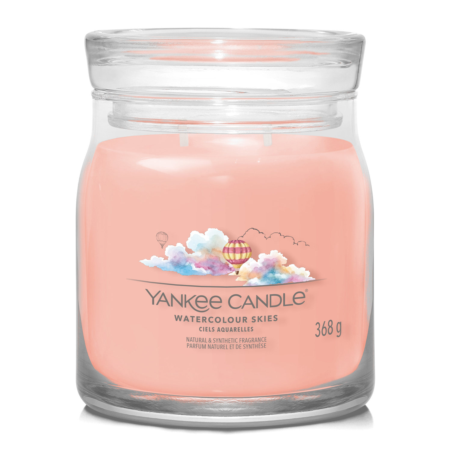 Watercolour Skies, candela in giara media Yankee Candle