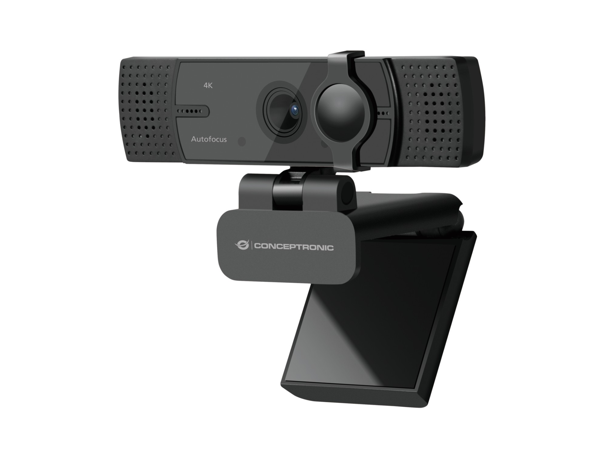 Webcam 4K Autofocus Doppio Mic. Bk 3840*2160 60Fps Usb 2.0 Privacy
