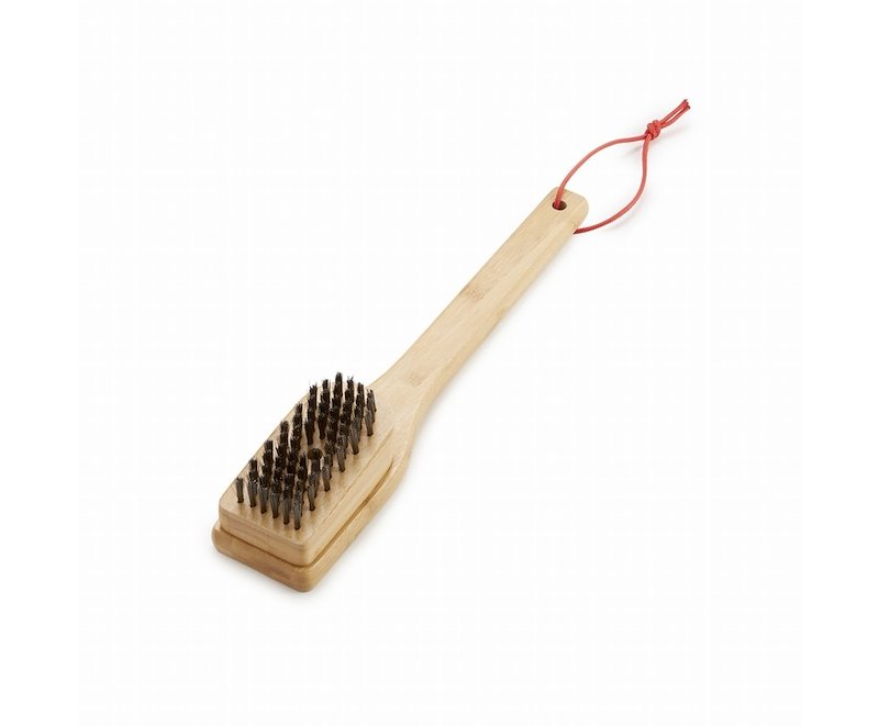Weber - Spazzola Piccola Con Manico In Bamboo - 30cm-bamboo