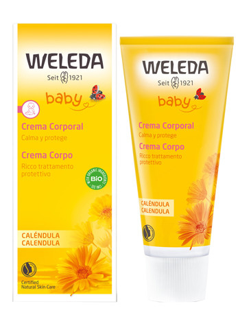 Weleda Baby Calendula Crema per il Corpo Protettiva 75 ml
