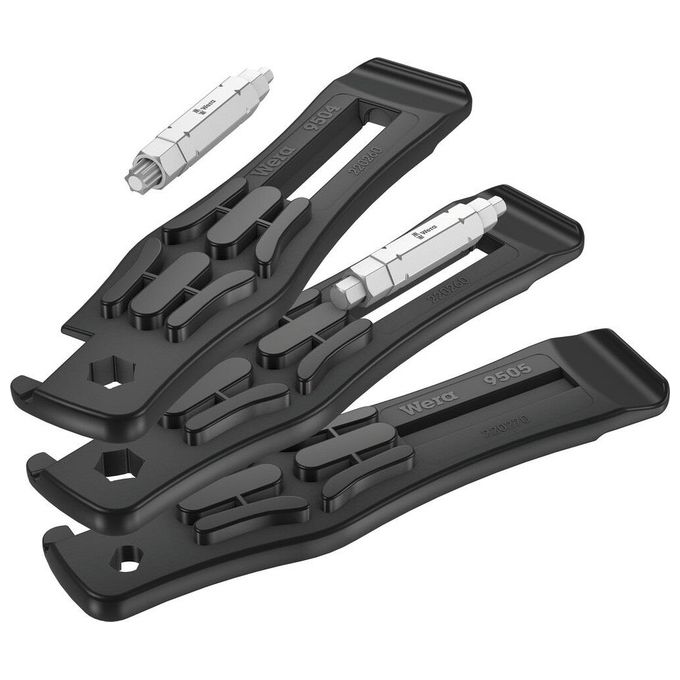 Wera 05004182001 Assortimento 15 Attrezzo per biciclette Set di attrezzi per bici 5 pezzi colore Nero
