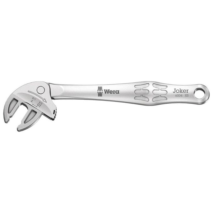 Wera 05020102001 6004 Joker XXL Chiave a Forchetta Autoregolabile 24-32 mm con Funzione Ratchet Acciaio Cromato