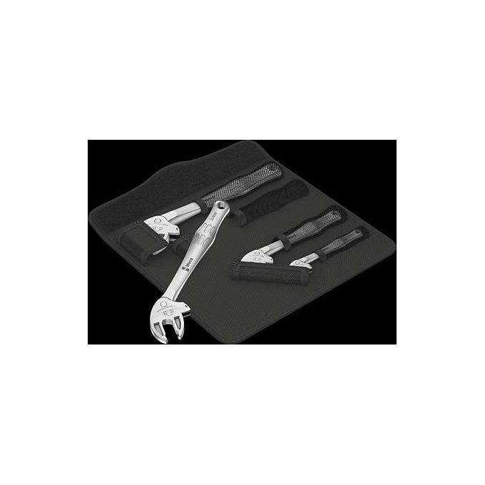 Wera 05020110001 6004 Joker 4 Set 1 Chiavi a Forchetta Autoregolanti Set 4 pezzi 7-19 mm con Cricchetto e Custodia Wera 05020110001 6004 Joker 4 Set 1 Chiavi a Forchetta Autoregolanti Set 4 pezzi 7-19 mm con Cricchetto e Custodia