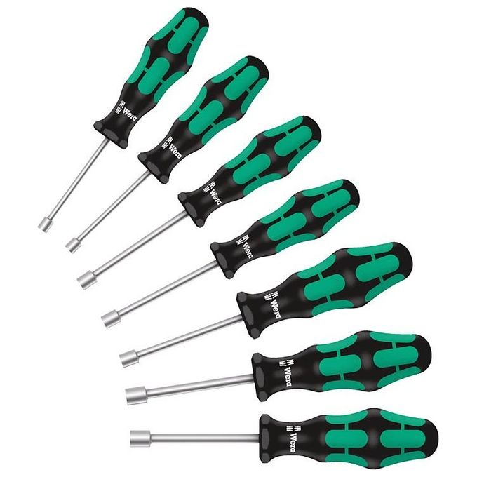 Wera 05029510001 395 HO-7 SM Set di cacciaviti a brugola 7 pezzi acciaio inossidabile impugnatura Kraftform Plus colore Nero Wera 05029510001 395 HO-7 SM Set di cacciaviti a brugola 7 pezzi acciaio inossidabile impugnatura Kraftform Plus colore Nero