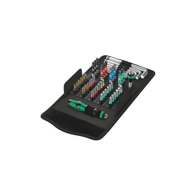 Wera 05057460001 Kraftform Kompakt 100 Set Punte Cacciavite 52 Pezzi BiTorsion Impaktor Rapidaptor Chiavi Hex-Plus Wera 05057460001 Kraftform Kompakt 100 Set Punte Cacciavite 52 Pezzi BiTorsion Impaktor Rapidaptor Chiavi Hex-Plus