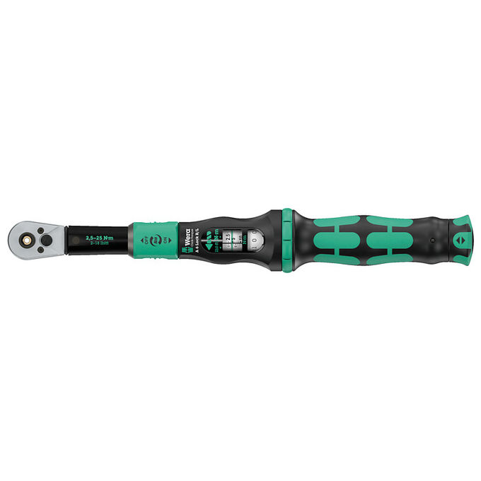 Wera 05075694001 Click-Torque Lock A 6 R-L Chiave dinamometrica 1-4'' 2,5-25 Nm ±4% Acciaio colore Nero Wera 05075694001 Click-Torque Lock A 6 R-L Chiave dinamometrica 1-4'' 2,5-25 Nm ±4% Acciaio colore Nero