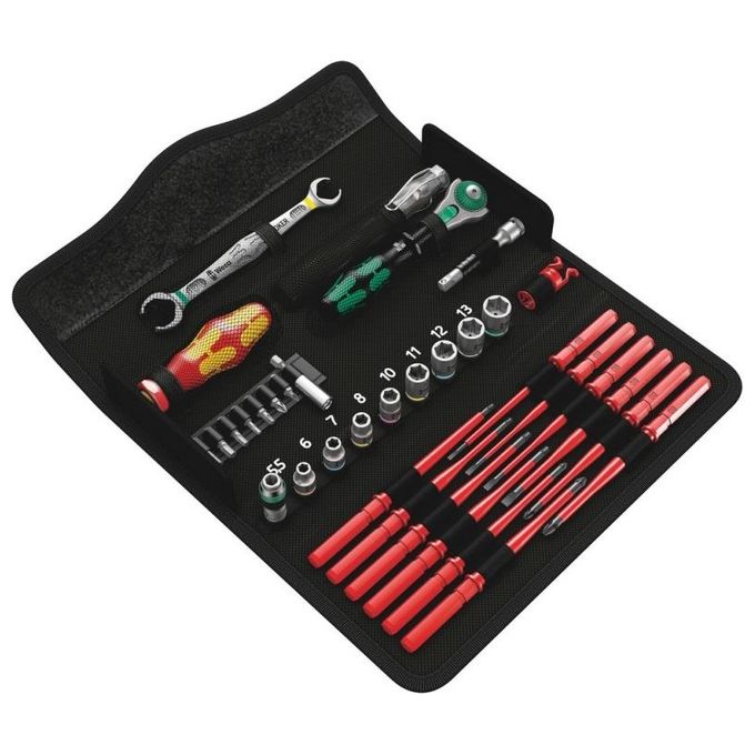 Wera 05135926001 Kraftform Kompakt W 1 Assortimento Utensili Isolati 35 Pezzi con Cricchetto Zyklop Speed e Chiave Joker colore Nero Wera 05135926001 Kraftform Kompakt W 1 Assortimento Utensili Isolati 35 Pezzi con Cricchetto Zyklop Speed e Chiave Joker colore Nero