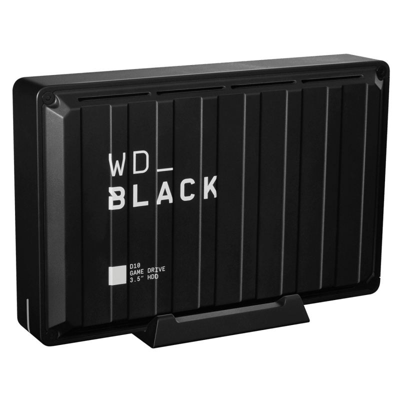 Western digital d10 disco rigido esterno 8 tb 7200 giri/min 3.2 gen 2 (3.1 gen 2) nero, bianco