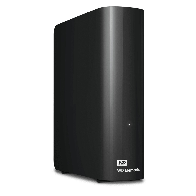 Western digital elements desktop disco rigido esterno 22 tb nero