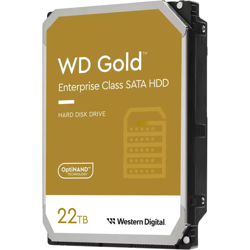 Western digital gold 3.5 22 tb serial ata iii