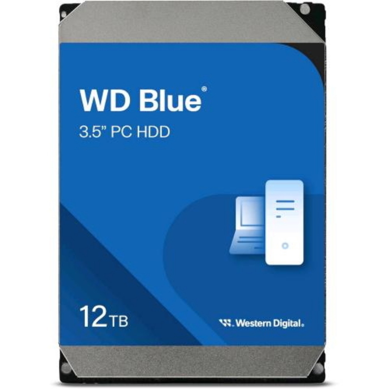 Western digital hdd 12tb wd blue 512mb 7200rpm sataiii 3.5