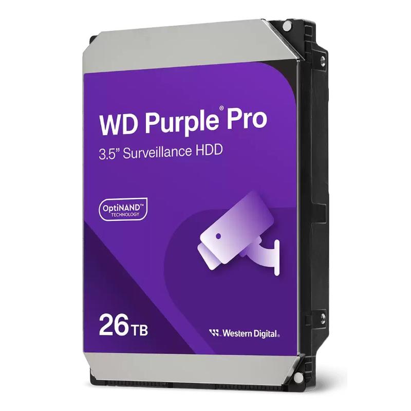Western digital hdd 26tb wd purple pro smart video 512mb 7200rpm sataiii 3.5