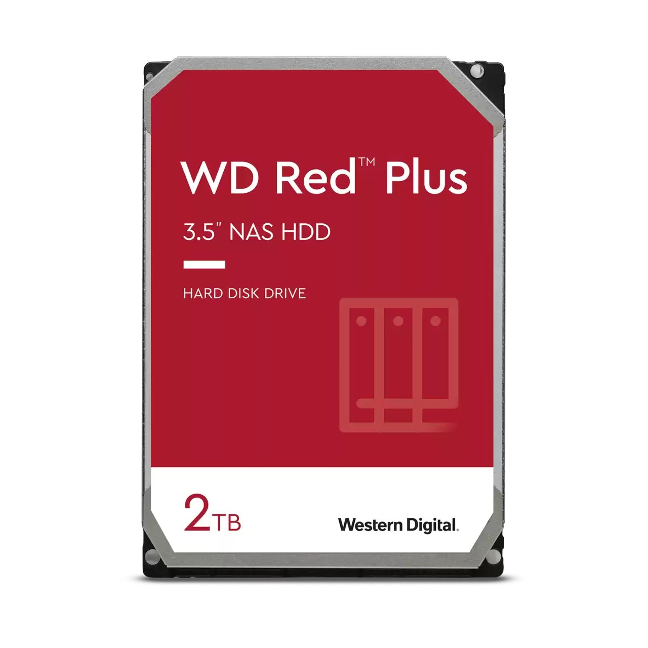 Western Digital Red Plus disco rigido interno 2 TB 5400 Giri/min 64 MB 3.5 SATA