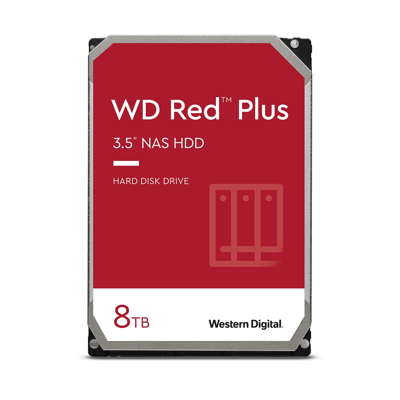 Western Digital Red Plus disco rigido interno 8 TB 5640 Giri/min 256 MB 3.5 Serial ATA III