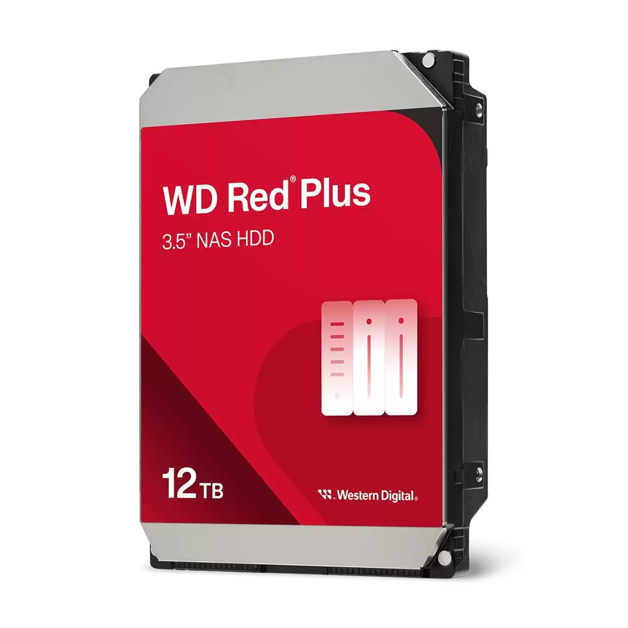 Western Digital Red Plus WD120EFGX disco rigido interno 12 TB 7200 Giri/min 512 MB 3.5 Serial ATA III
