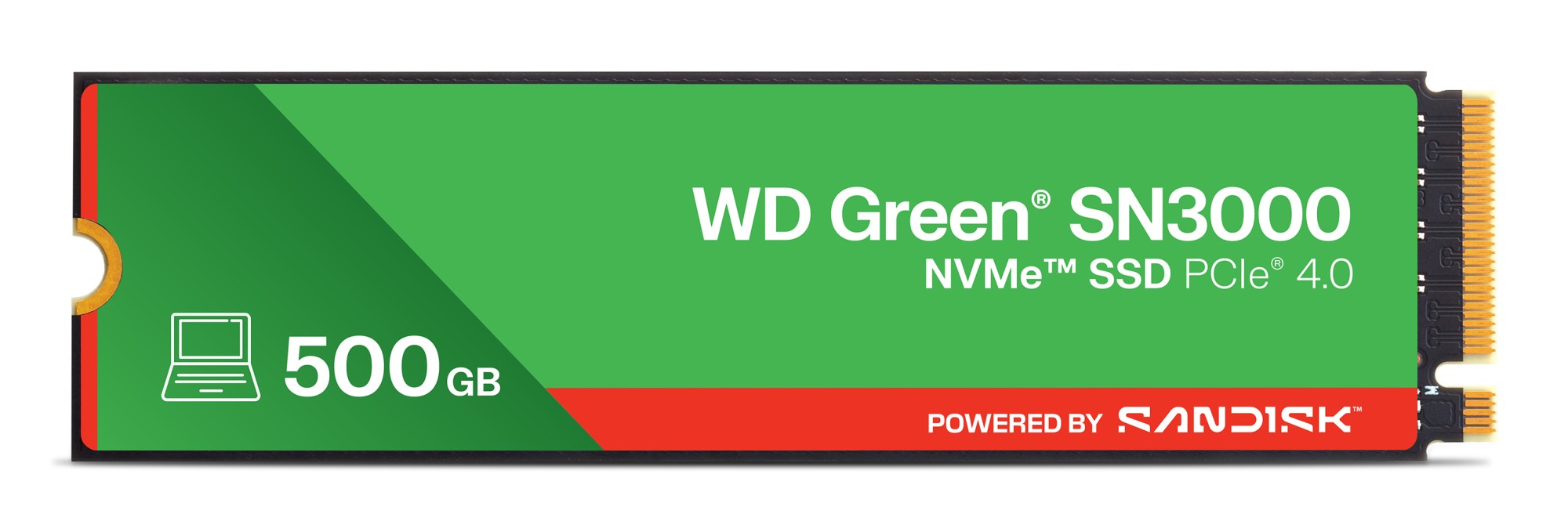 Western Digital SN3000 500 GB M.2 PCI Express 4.0 NVMe QLC 3D NAND