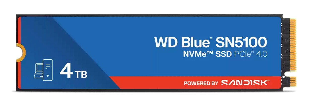 Western Digital Ssd Blue 4Tb Sn5100 Pcie 1000Gb M2 Western Digital Ssd Blue 4Tb Sn5100 Pcie 1000Gb M2