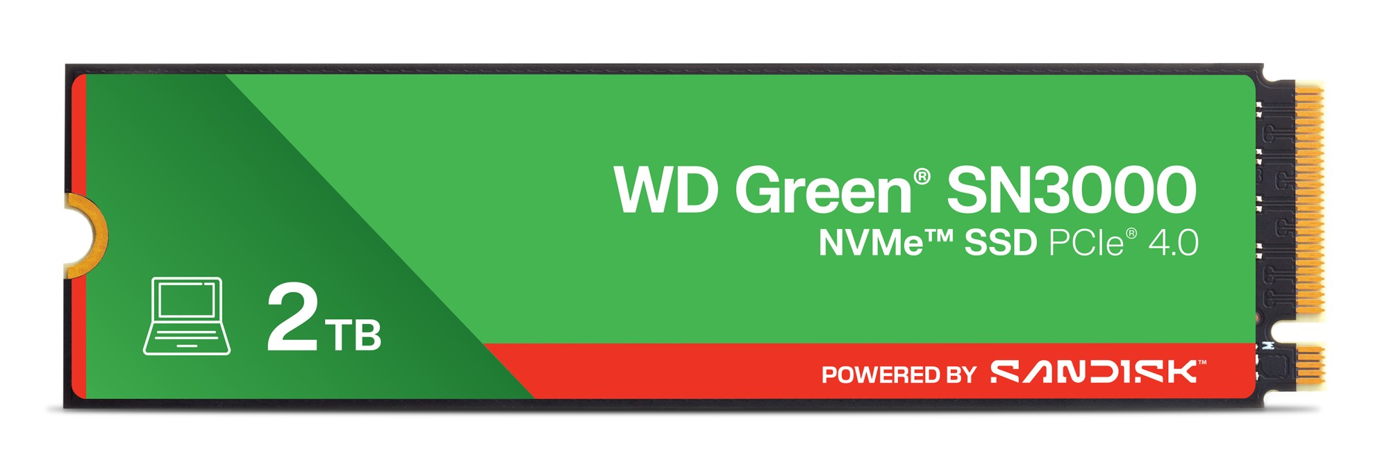 Western Digital Ssd Green 2Tb Sn3000 M.2 Nvme