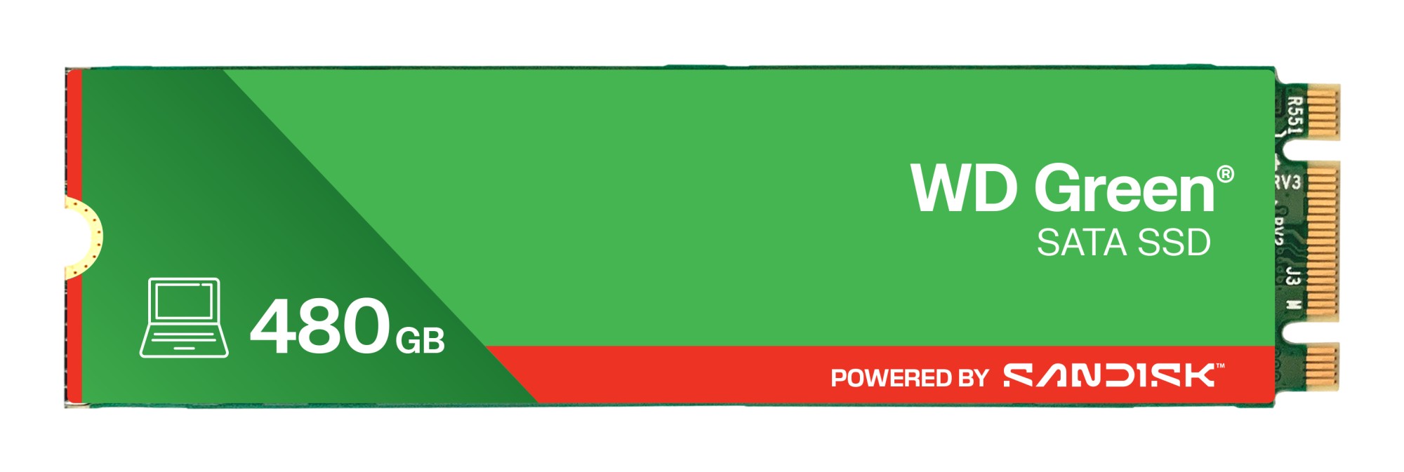 Western Digital Ssd Green 480Gb M.2 Sata Iii 6Gbs
