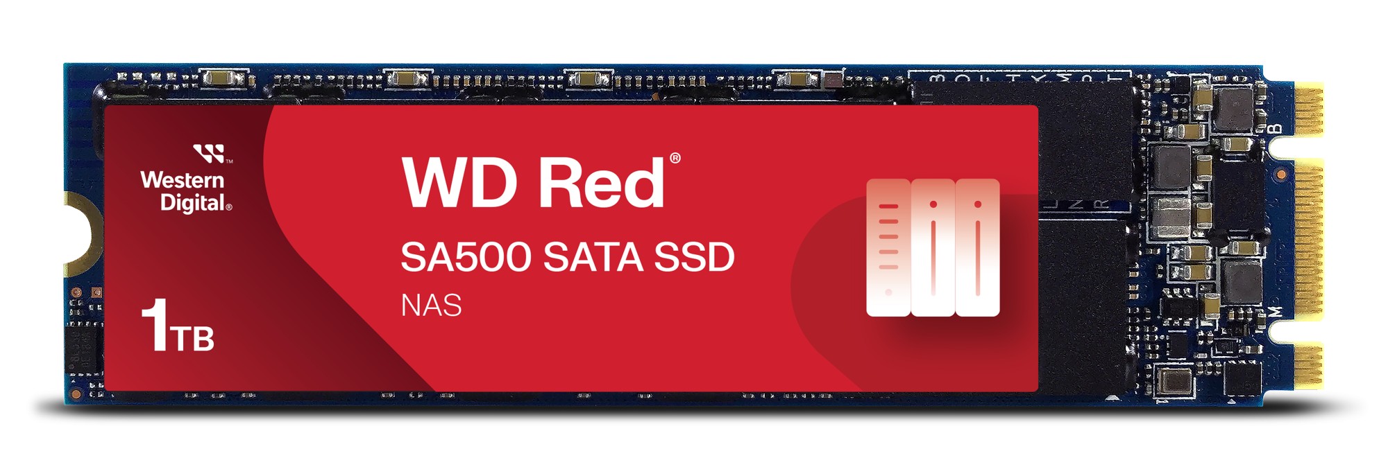 Western Digital Ssd Interno Red Sa500 1Tb M.2 2280 Sata 6Gb/S