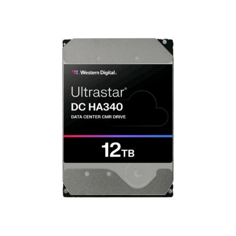 Western digital ultrastar dc ha340 hdd interno 12tb 3.5 sata 6gb/s buffer 512mb 7.200rpm