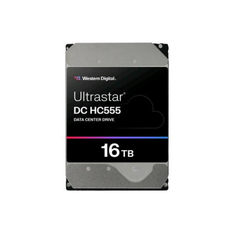 Western digital ultrastar dc hc555 hdd 16 tb interno 3.5 sata 6gb/s buffer: 512mb 7200rpm data center drive