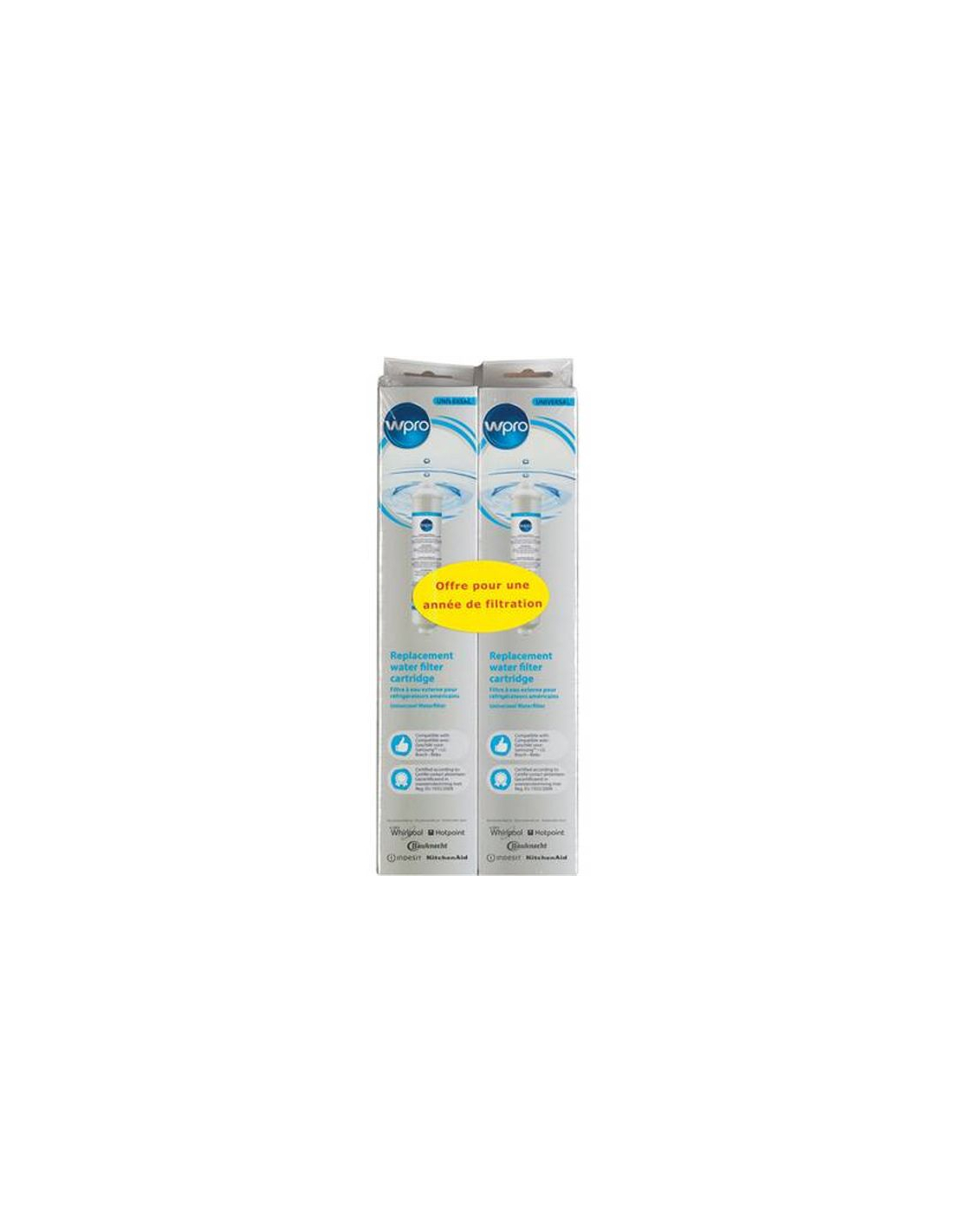 Whirlpool - 2x Filtro Per L'Acqua Usc100