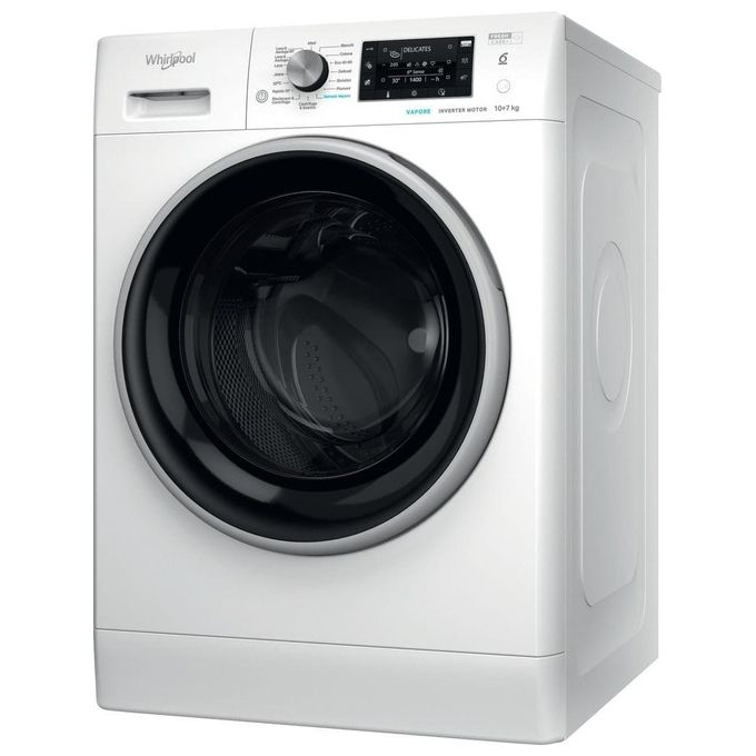 Whirlpool FFWDD 107625 WBS IT Lavasciuga Libera Installazione Caricamento Frontale 10-7kg Bianco Classe Energetica E