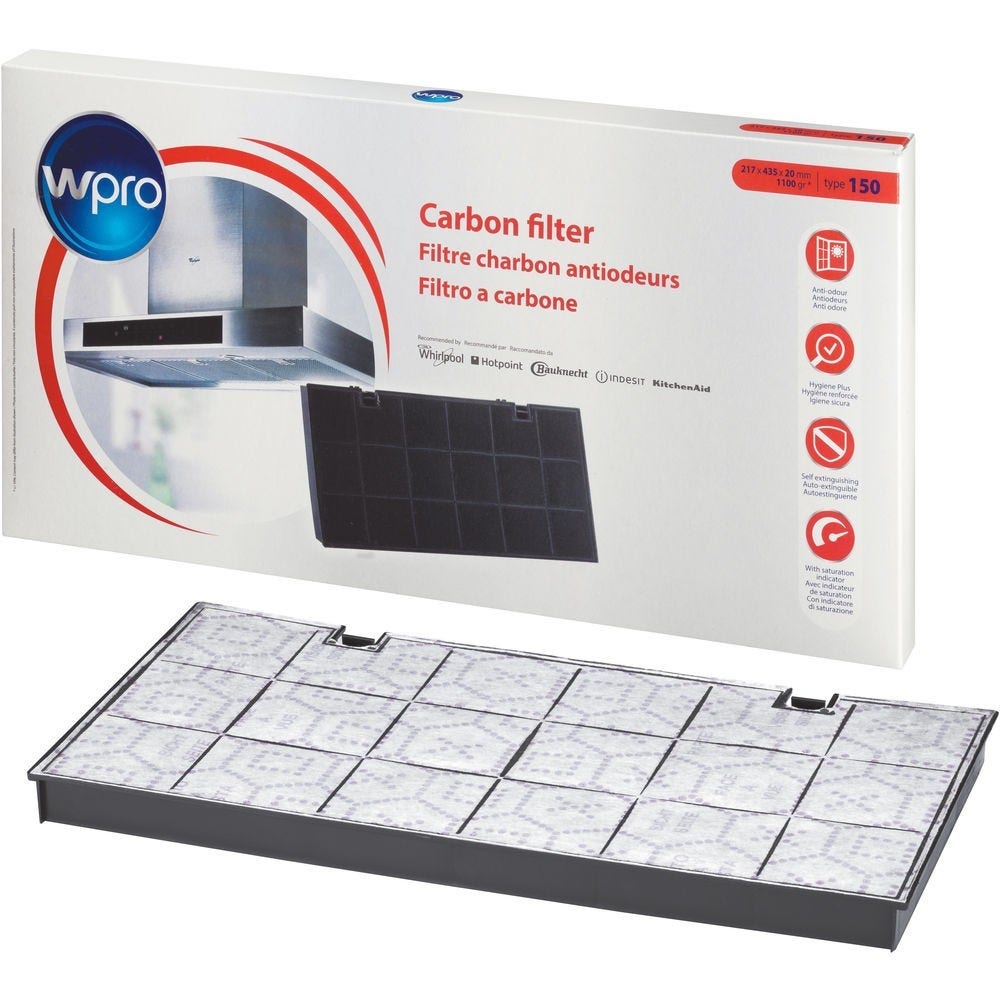 Whirlpool - Filtro A Carbone Tipo 150 150 - Cappa Aspirante 510438003437625732 Whirlpool - Filtro A Carbone Tipo 150 150 - Cappa Aspirante 510438003437625732