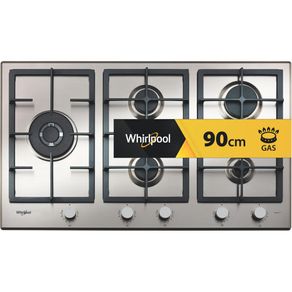 WHIRLPOOL GMAL 9522/IXL PIANO COTTURA GAS, 5 zone di cottura, dimensioni: L 86 cm, P 51 piano in Acciaio inossidabile, Inox