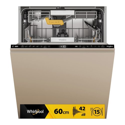 Whirlpool Lavastoviglie Maxispace Bi 60 Cm, Classe A-10%, 15 Coperti, Cerniere Sliding
